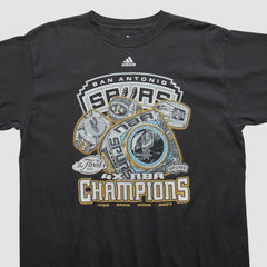 San Antonio Spurs 2007 T-shirt Black Vintage - NBA