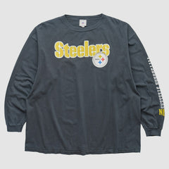 Pittsburgh Steelers NFL 2000s Long Sleeve T-shirt Charcoal Vintage | Fanatics