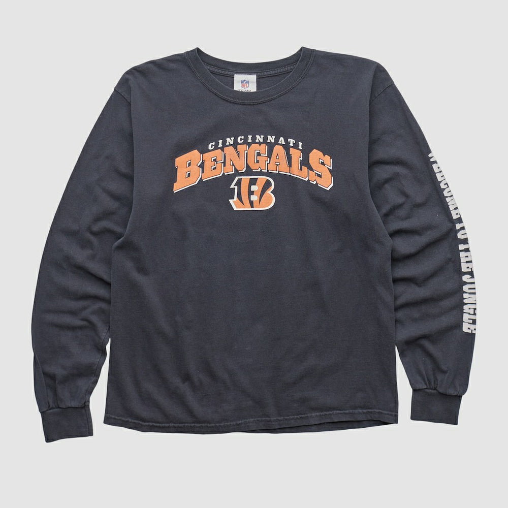 Cincinnati Bengals NFL 2010s Long Sleeve T-shirt Charcoal Vintage | Fanatics