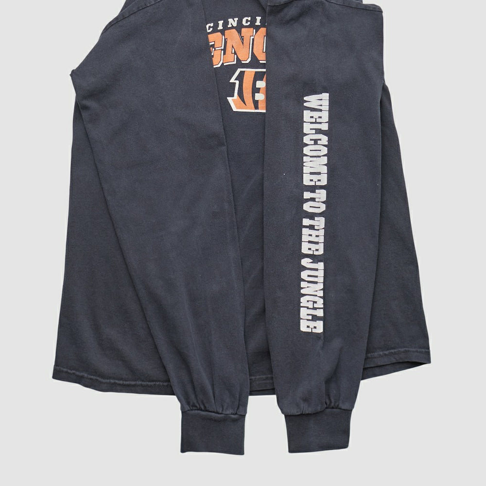 Cincinnati Bengals NFL 2010s Long Sleeve T-shirt Charcoal Vintage | Fanatics