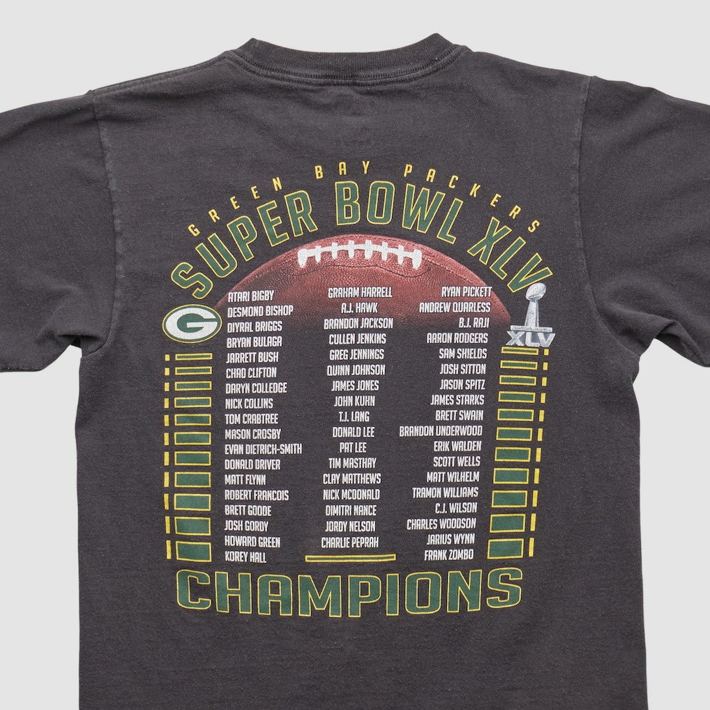 Green Bay Packers Reebok 2011 T-shirt Black Vintage | Fanatics