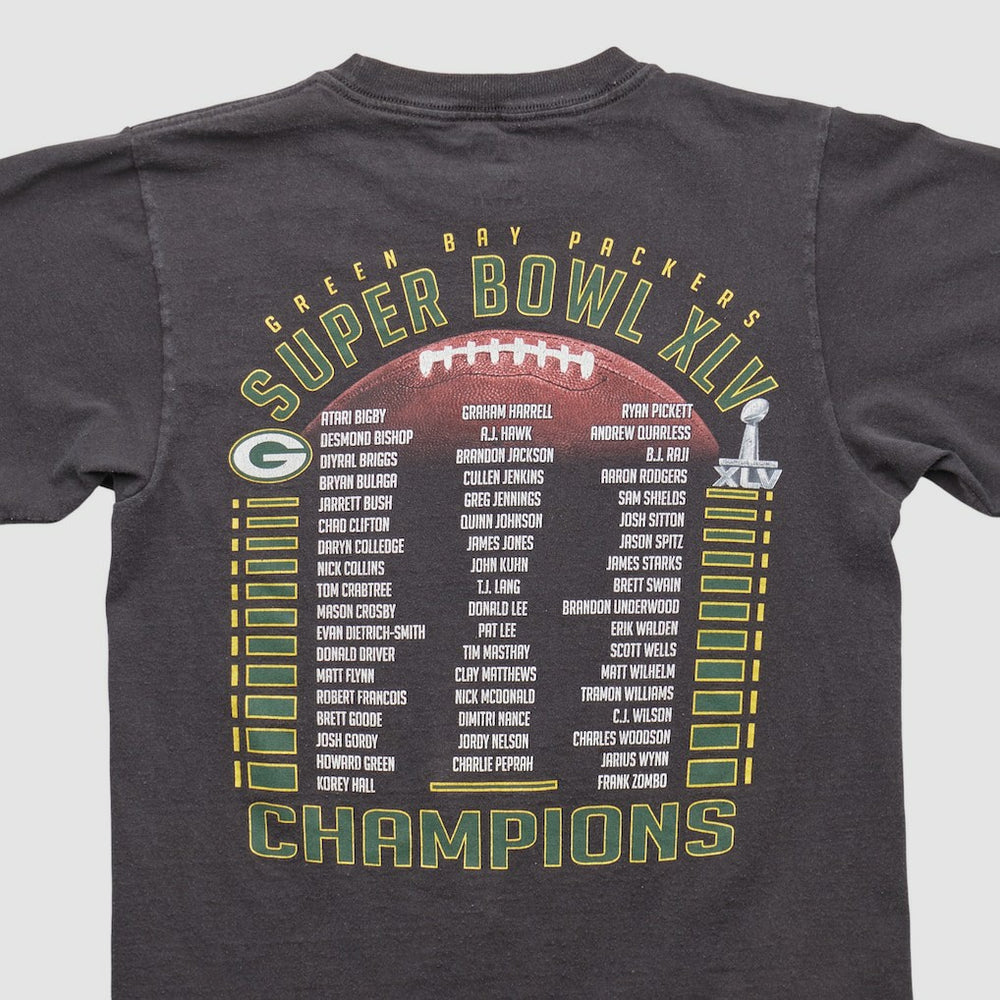 Green Bay Packers Reebok 2011 T-shirt Black Vintage | Fanatics