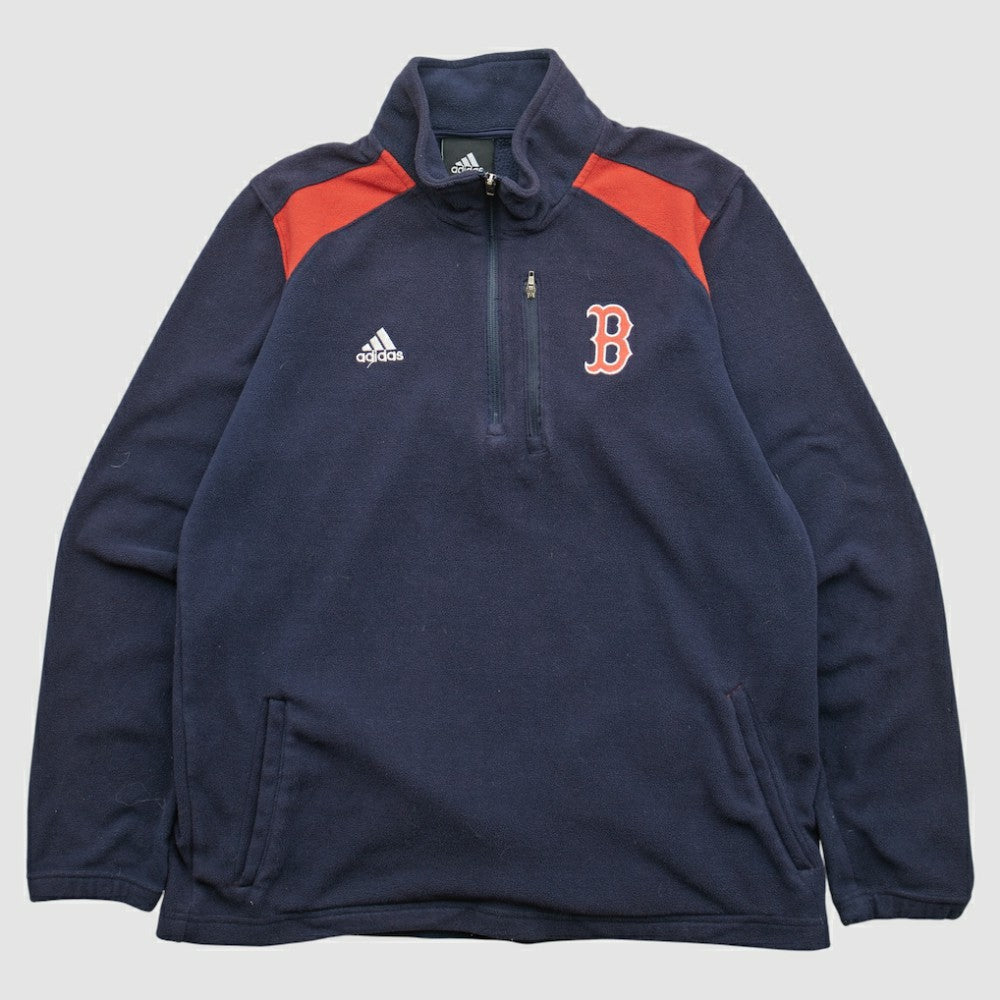 Boston Red Sox Adidas 2010s 1/4 Zip Sweatshirt - MLB