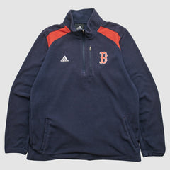 Boston Red Sox Adidas 2010s 1/4 Zip Sweatshirt - MLB