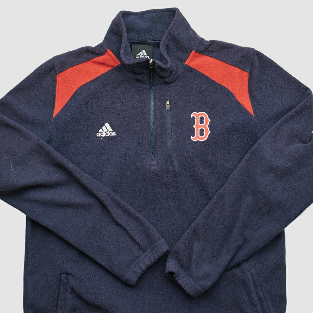 Boston Red Sox Adidas 2010s 1/4 Zip Sweatshirt - MLB
