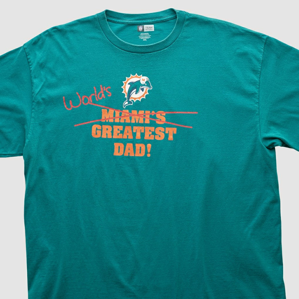 Miami Dolphins NFL 2010s T-shirt Teal Vintage | Fanatics