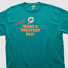 Miami Dolphins NFL 2010s T-shirt Teal Vintage | Fanatics