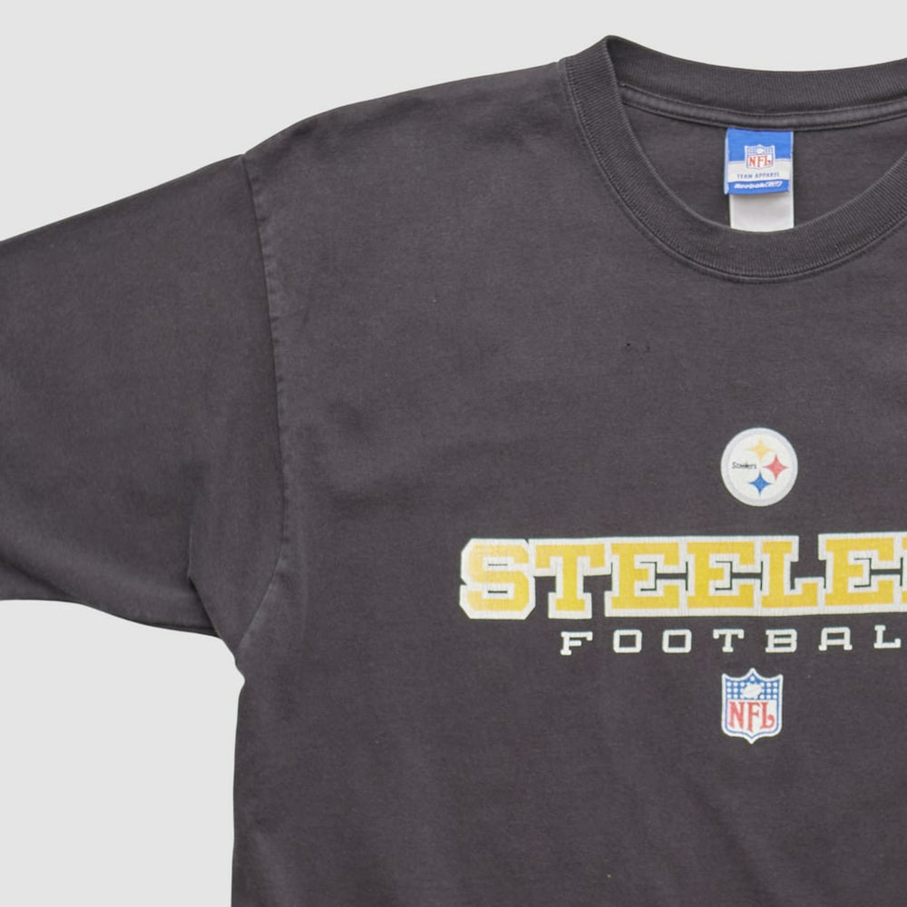 Pittsburgh Steelers Reebok 2000s T-shirt Black Vintage | Fanatics