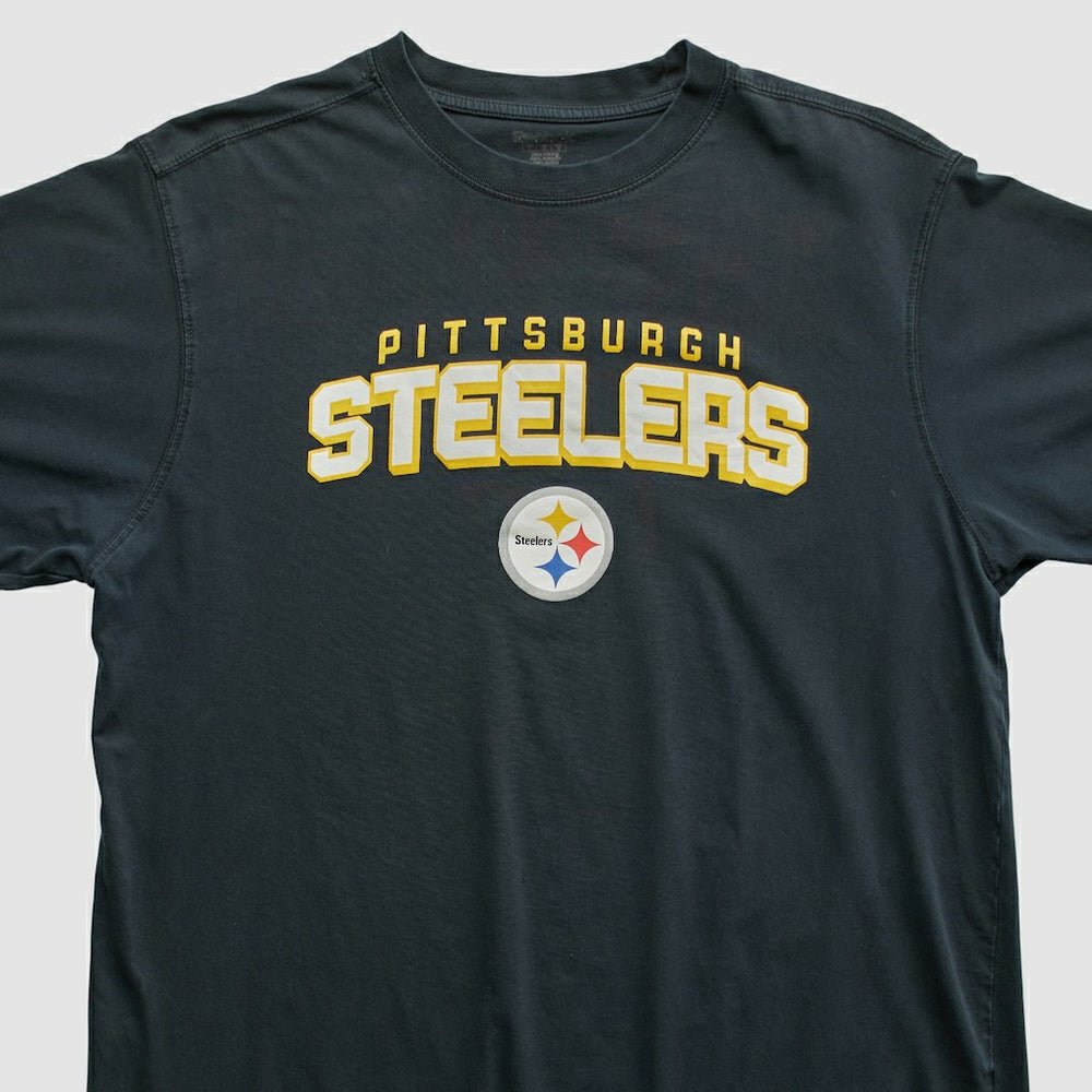 Pittsburgh Steelers Reebok 2000s T-shirt Black Vintage | Fanatics