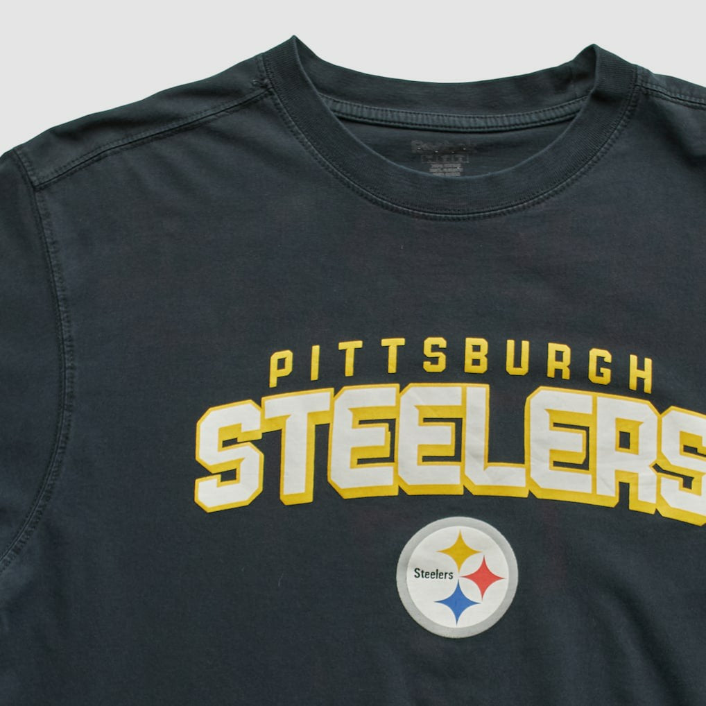 Pittsburgh Steelers Reebok 2000s T-shirt Black Vintage | Fanatics