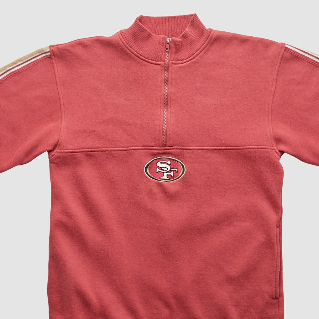 San Francisco 49ers NFL 2000s 1/4 Zip Sweatshirt Red Vintage | Fanatics