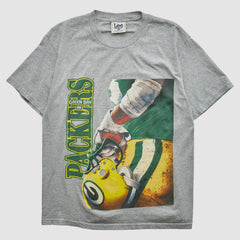 Green Bay Packers Lee Apparel 90s T-shirt Heather Gray Vintage | Fanatics