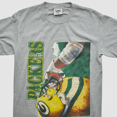 Green Bay Packers Lee Apparel 90s T-shirt Heather Gray Vintage | Fanatics