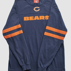 Chicago Bears NFL 2000s Long Sleeve T-shirt Navy Vintage | Fanatics