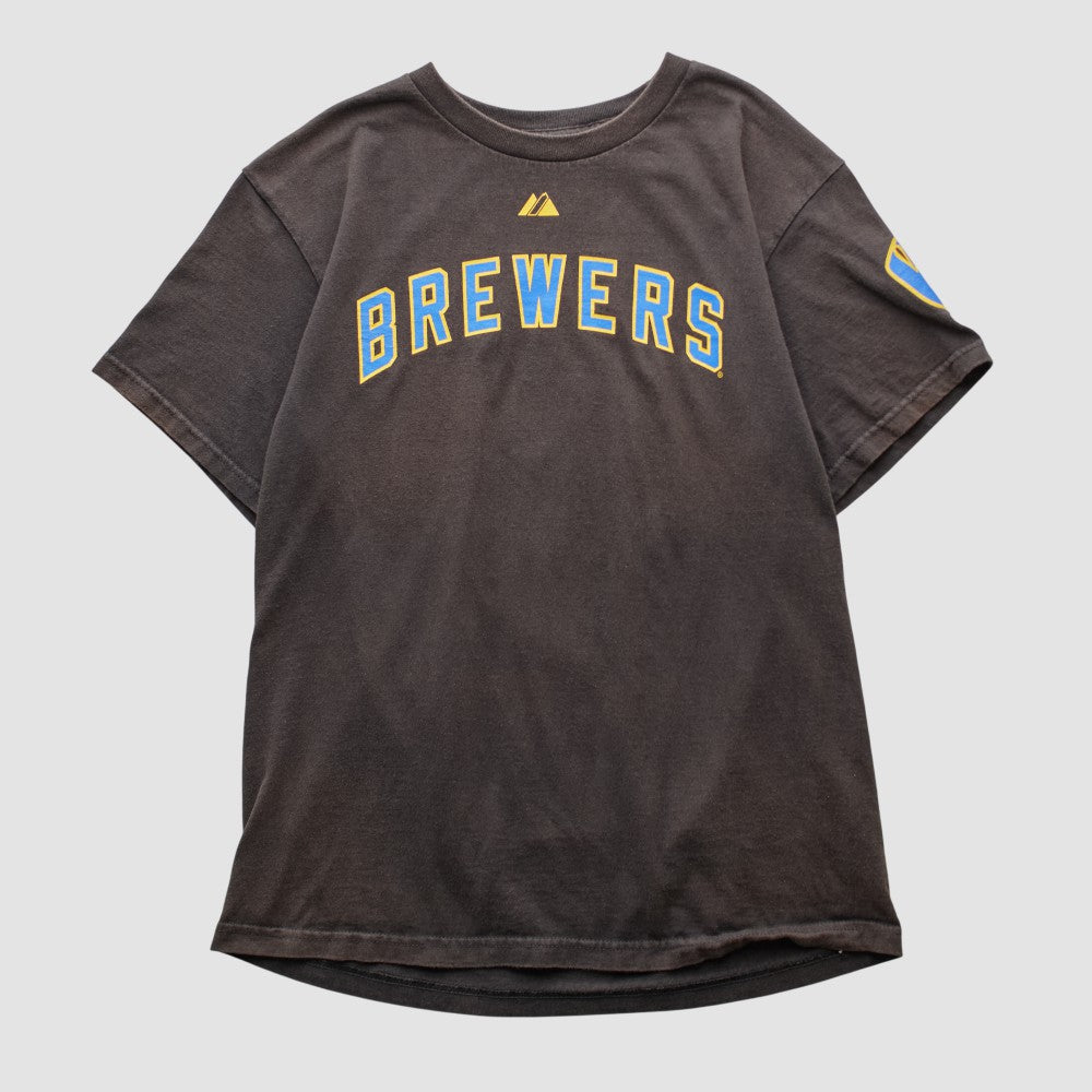 Milwaukee Brewers Majestic 2000s T-shirt - MLB