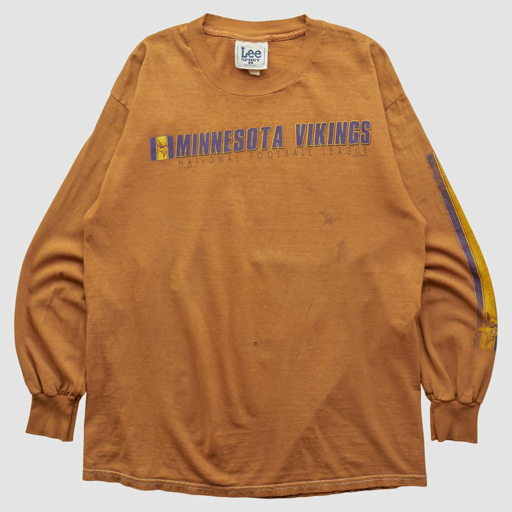 Minnesota Vikings Lee Apparel 2000s Long Sleeve T-shirt Brown Vintage | Fanatics