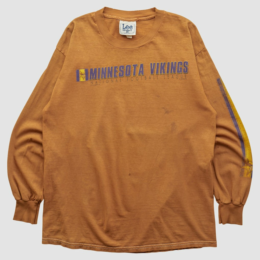 Minnesota Vikings Lee Apparel 2000s Long Sleeve T-shirt Brown Vintage | Fanatics