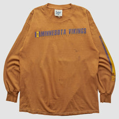 Minnesota Vikings Lee Apparel 2000s Long Sleeve T-shirt Brown Vintage | Fanatics