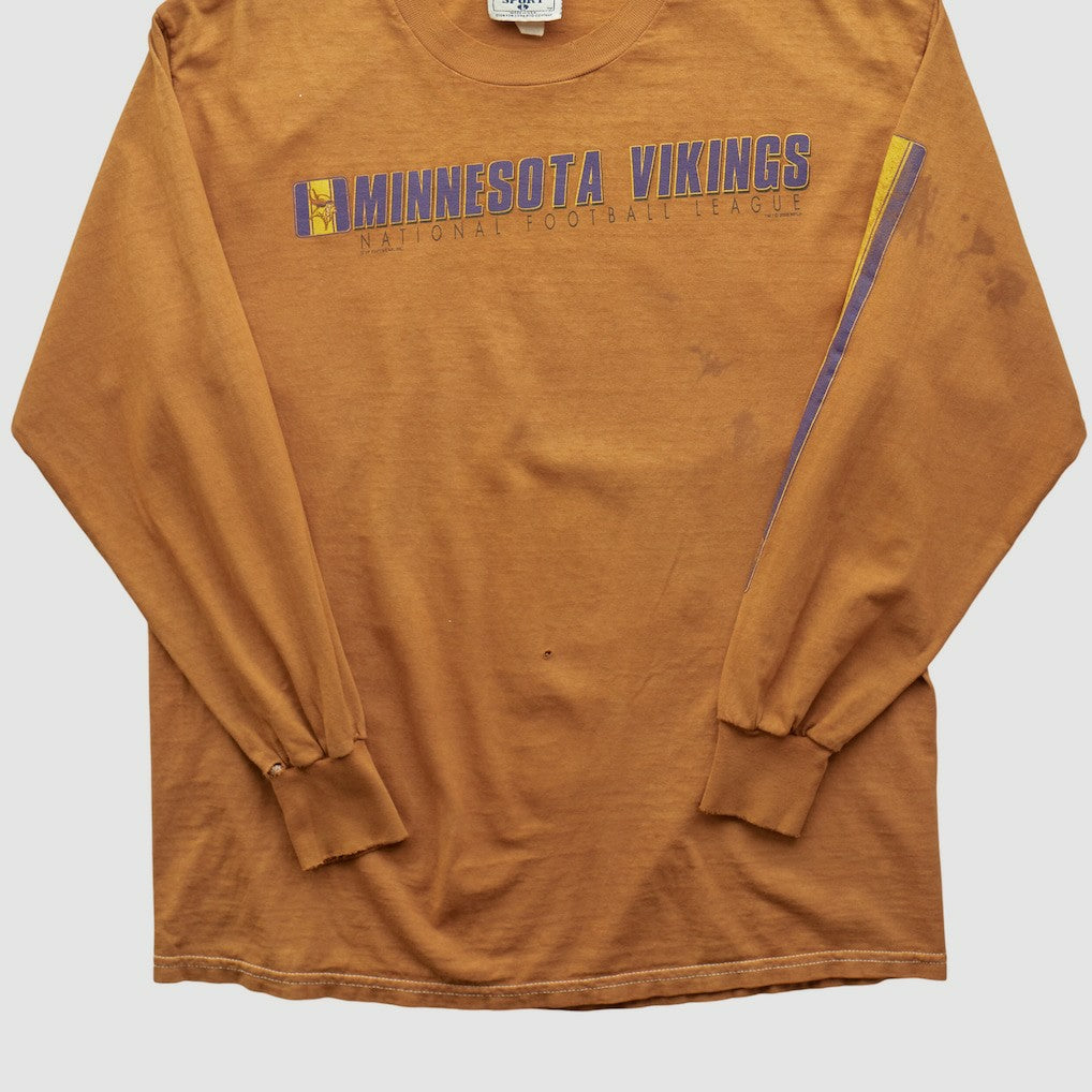 Minnesota Vikings Lee Apparel 2000s Long Sleeve T-shirt Brown Vintage | Fanatics