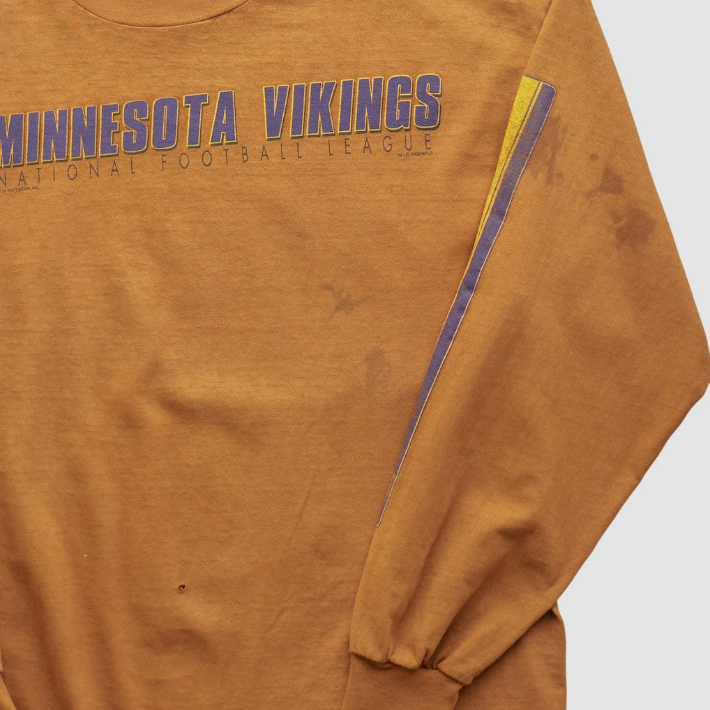 Minnesota Vikings Lee Apparel 2000s Long Sleeve T-shirt Brown Vintage | Fanatics