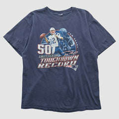 New England Patriots 2007 T-shirt Navy Vintage | Fanatics