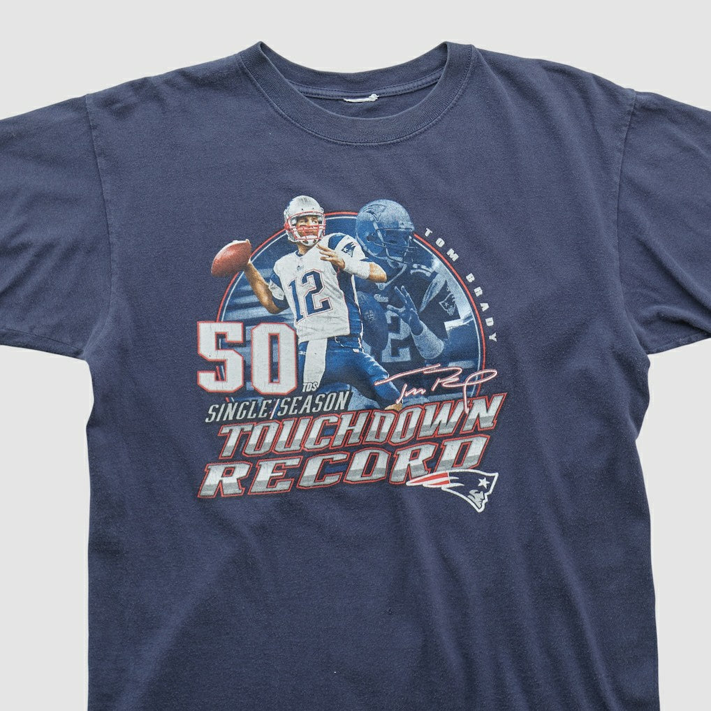New England Patriots 2007 T-shirt Navy Vintage | Fanatics