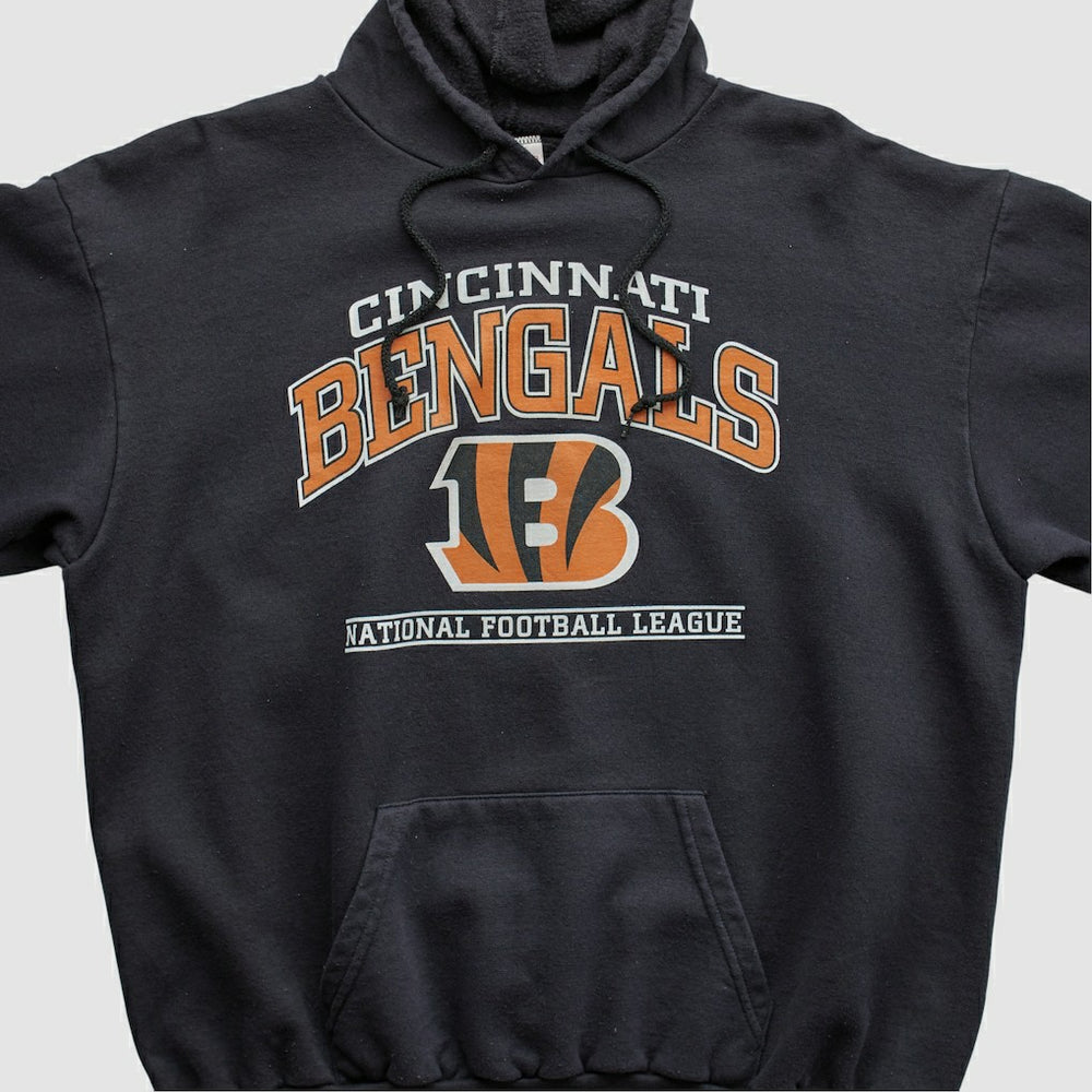 Cincinnati Bengals NFL 2010s Hooded Pullover Sweatshirt Black Vintage | Fanatics