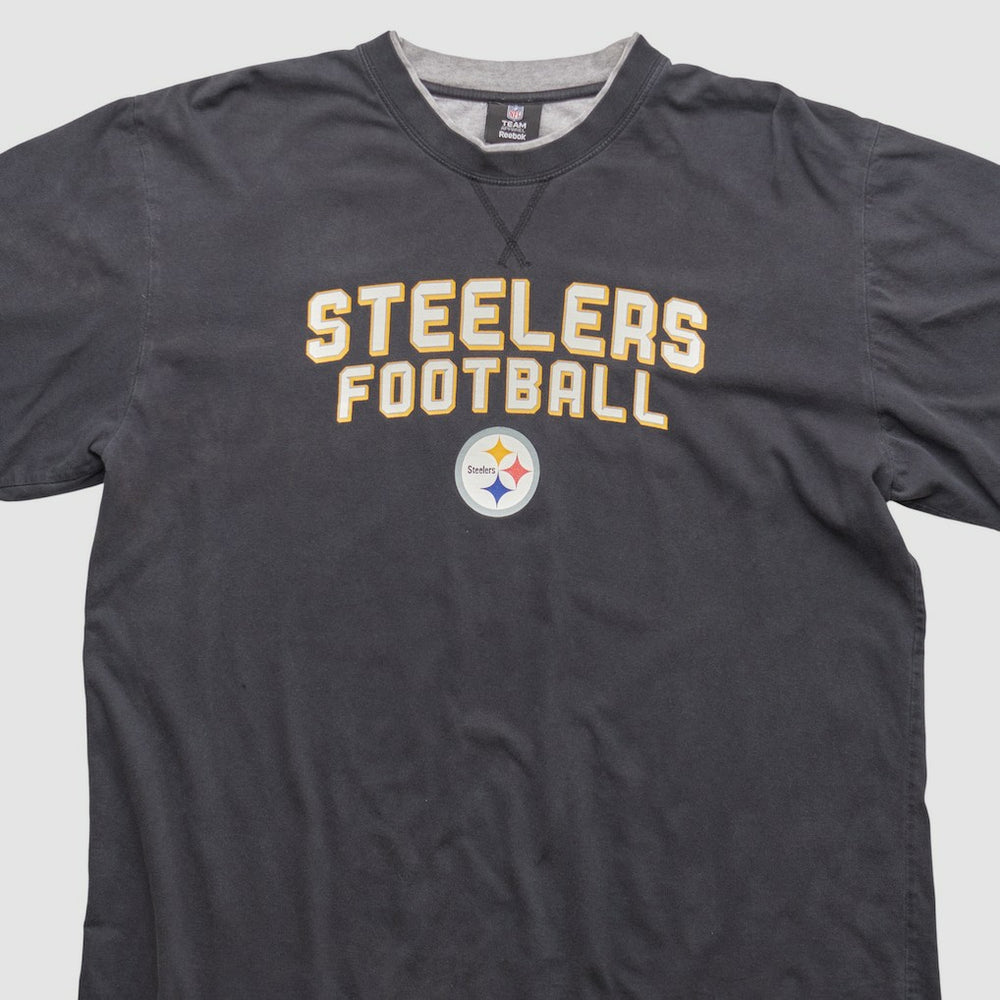 Pittsburgh Steelers Reebok 2010s Long Sleeve T-shirt Black Vintage | Fanatics