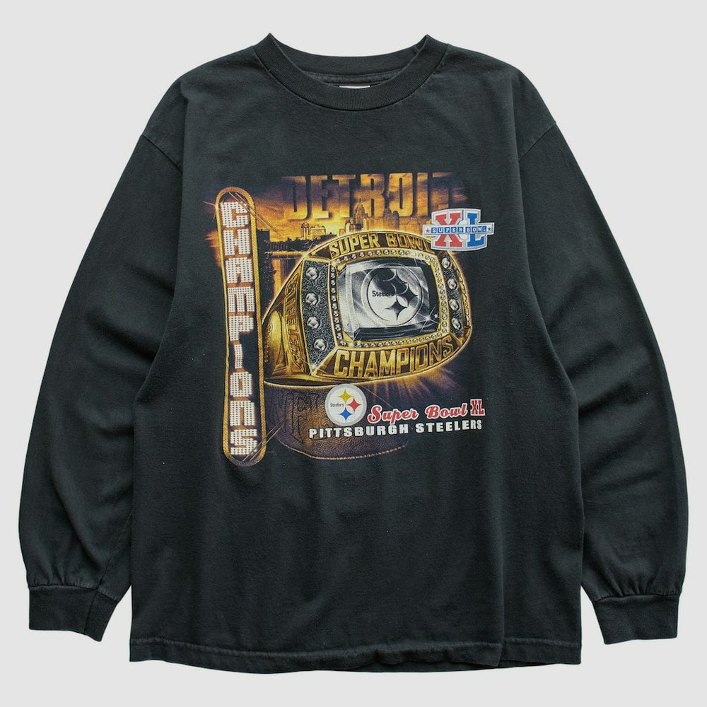 Pittsburgh Steelers Alstyle 2006 Long Sleeve T-shirt Black Vintage | Fanatics