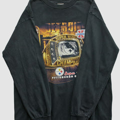 Pittsburgh Steelers Alstyle 2006 Long Sleeve T-shirt Black Vintage | Fanatics