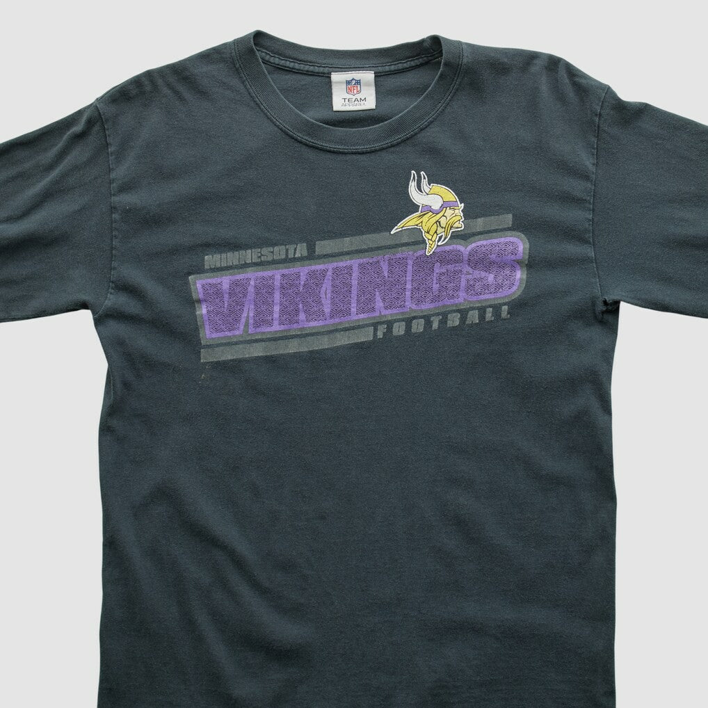 Minnesota Vikings NFL 2010s Long Sleeve T-shirt Charcoal Vintage | Fanatics