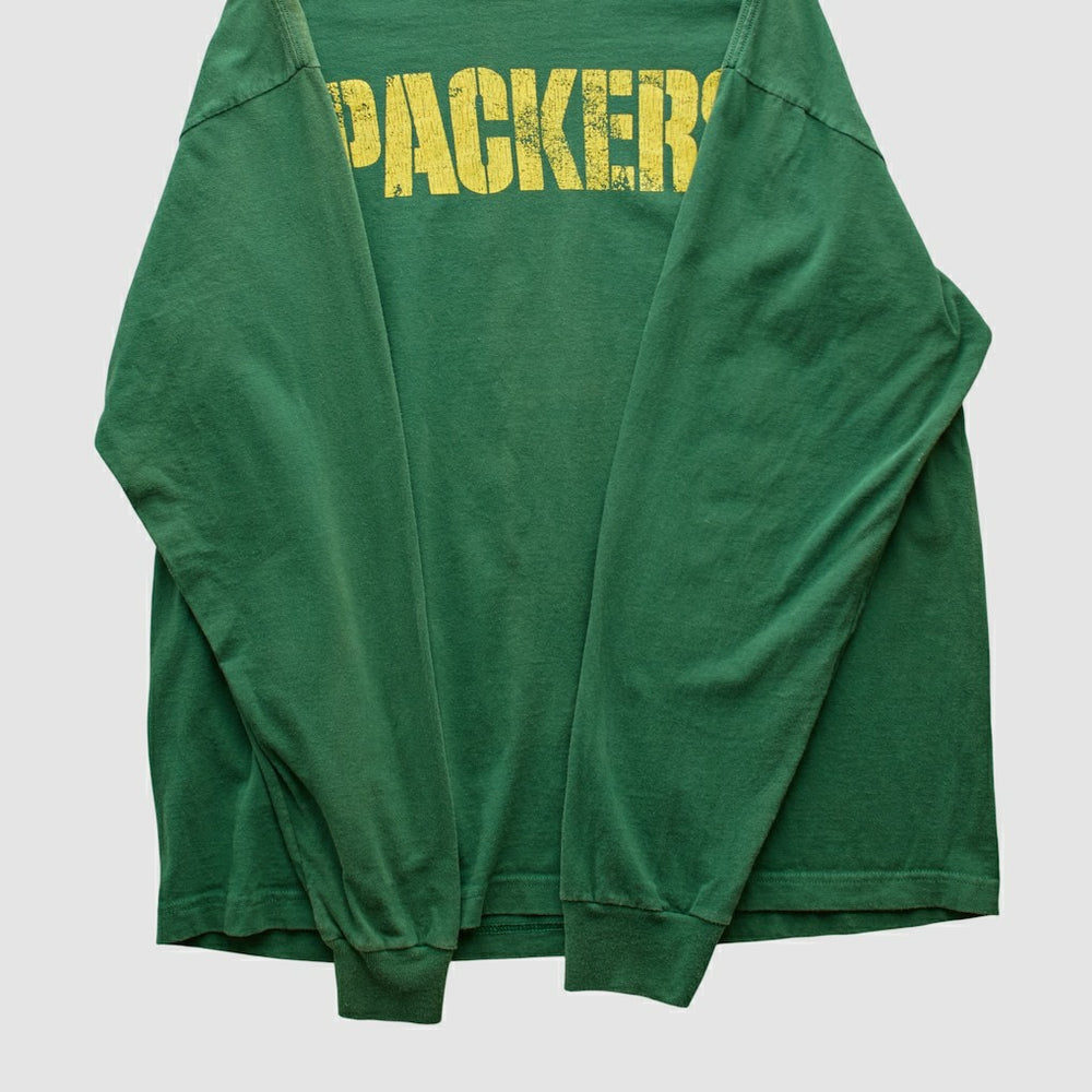Green Bay Packers Reebok 2000s Long Sleeve T-shirt Green Vintage | Fanatics