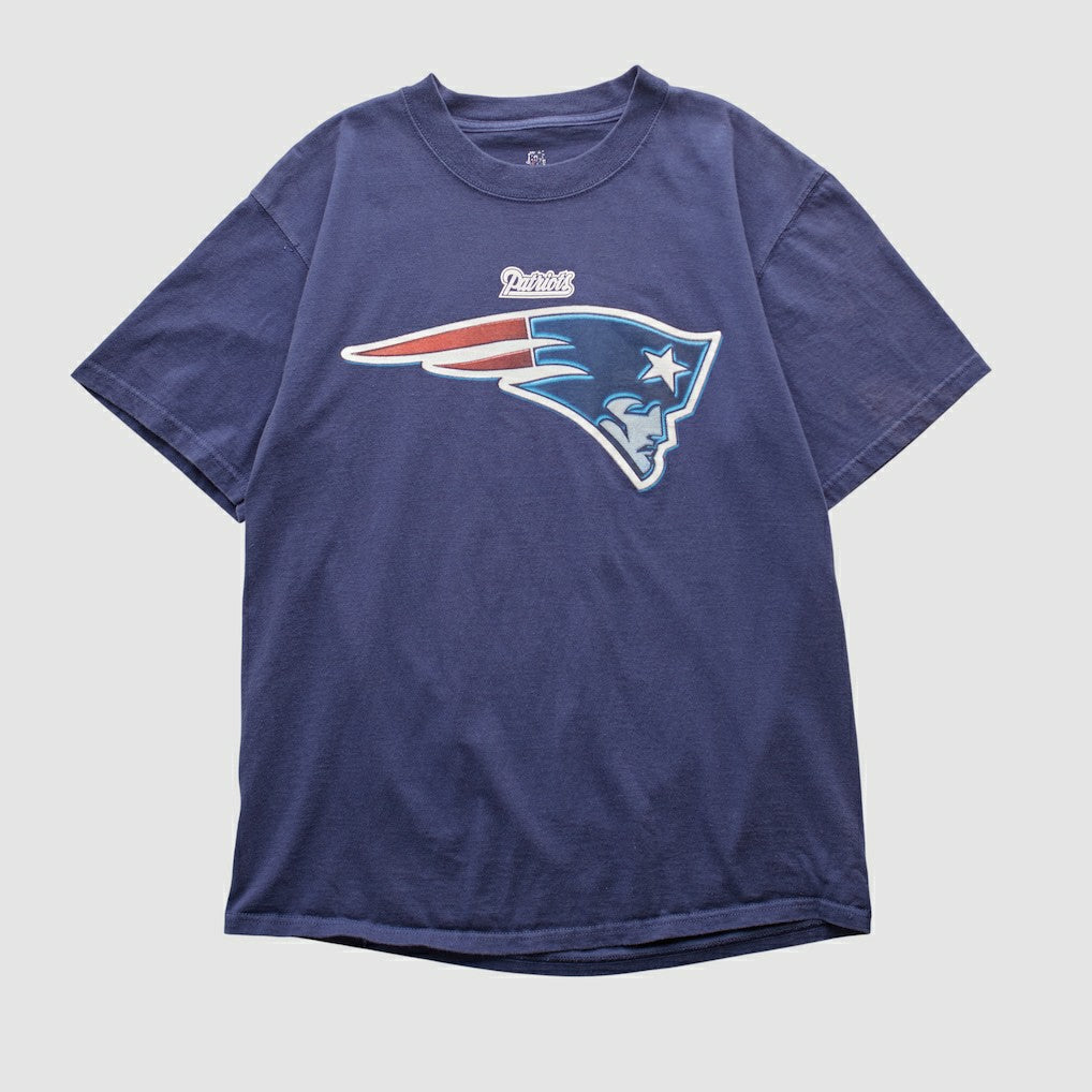 New England Patriots NFL 2000s T-shirt Navy Vintage | Fanatics