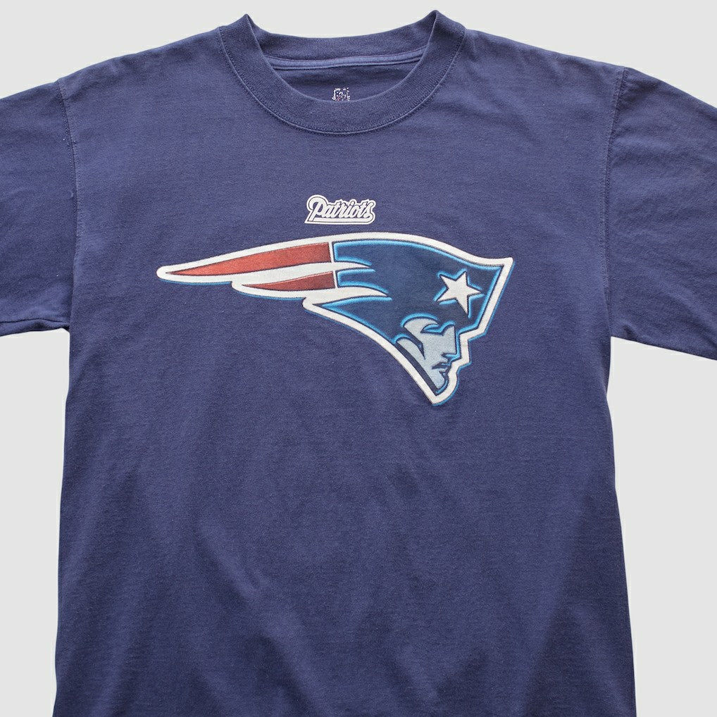 New England Patriots NFL 2000s T-shirt Navy Vintage | Fanatics
