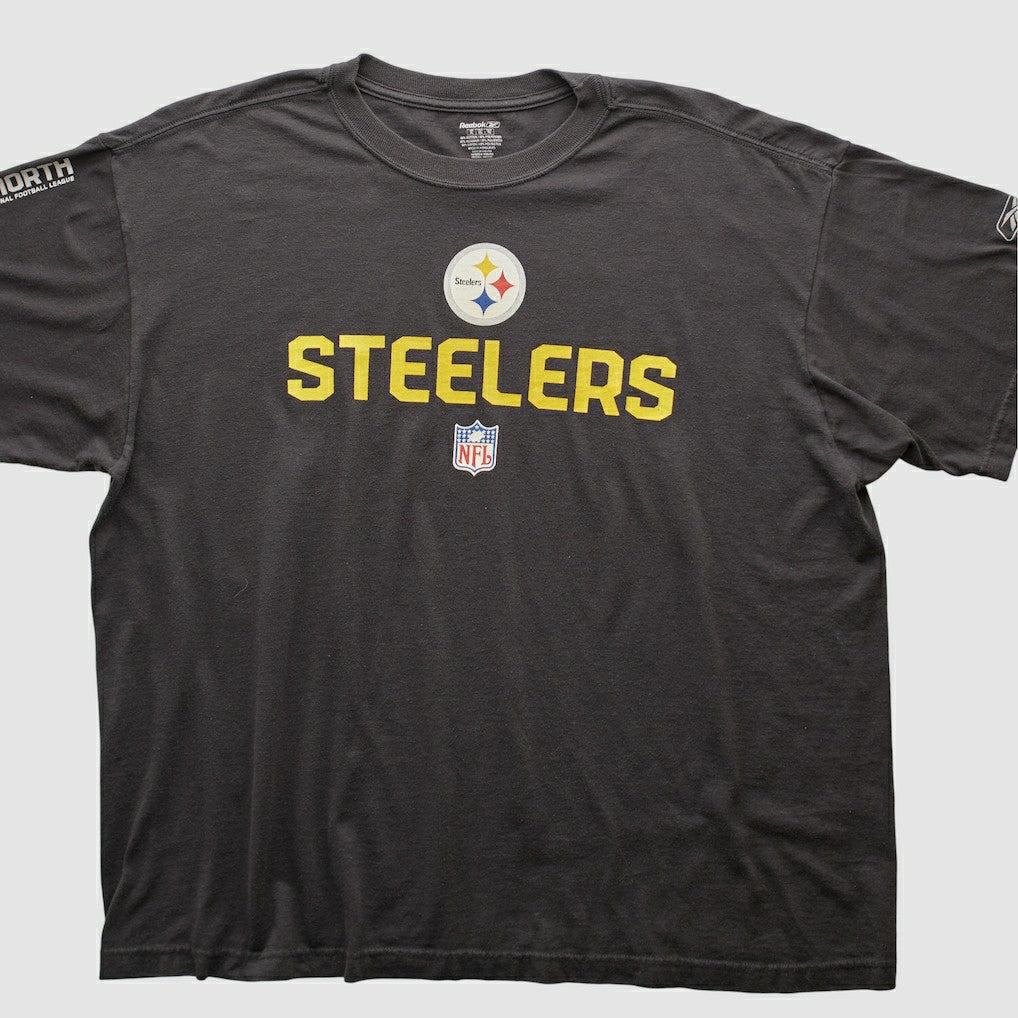 Pittsburgh Steelers Reebok 2000s T-shirt Black Vintage | Fanatics
