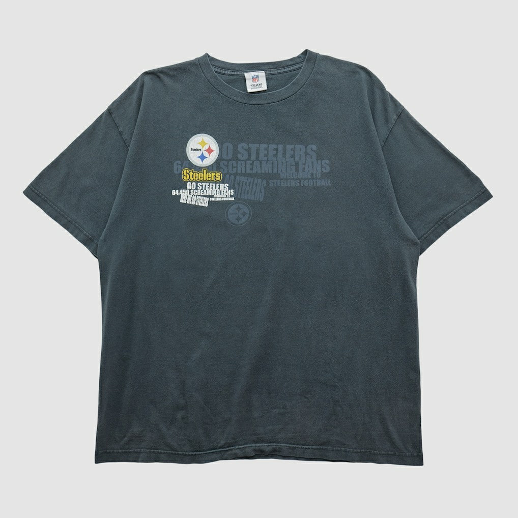 Pittsburgh Steelers NFL 2010s T-shirt Charcoal Vintage | Fanatics
