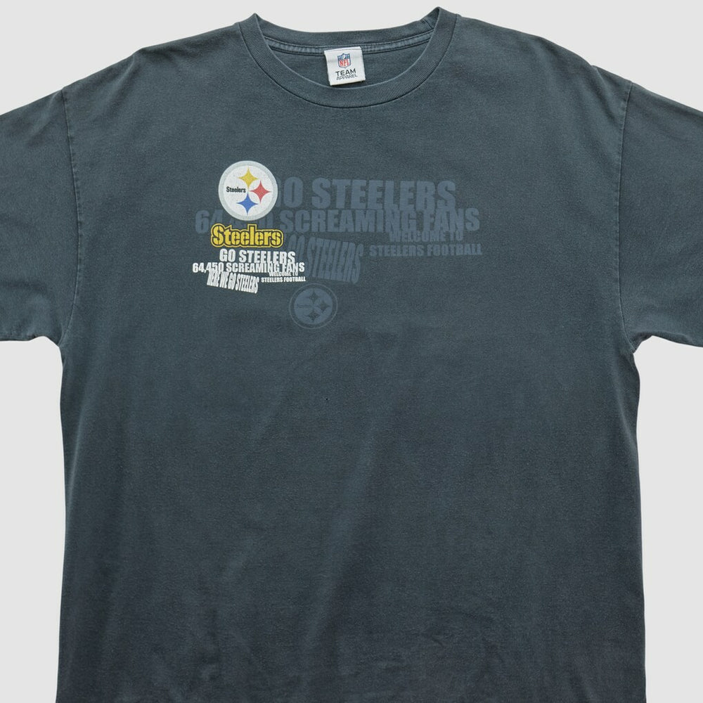 Pittsburgh Steelers NFL 2010s T-shirt Charcoal Vintage | Fanatics