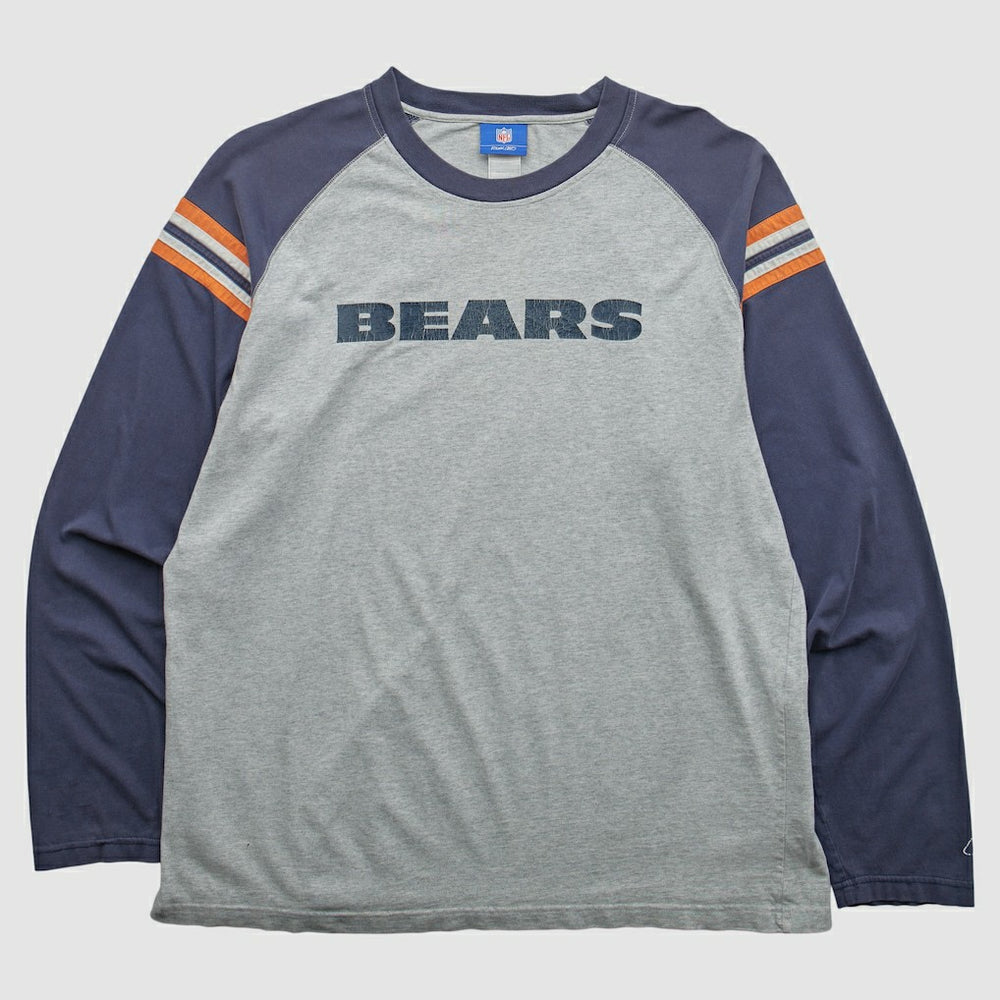 Chicago Bears NFL 2000s Long Sleeve T-shirt Heather Gray Vintage | Fanatics