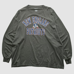 New England Patriots NFL 2010s Long Sleeve T-shirt Dark Heather Gray Vintage | Fanatics