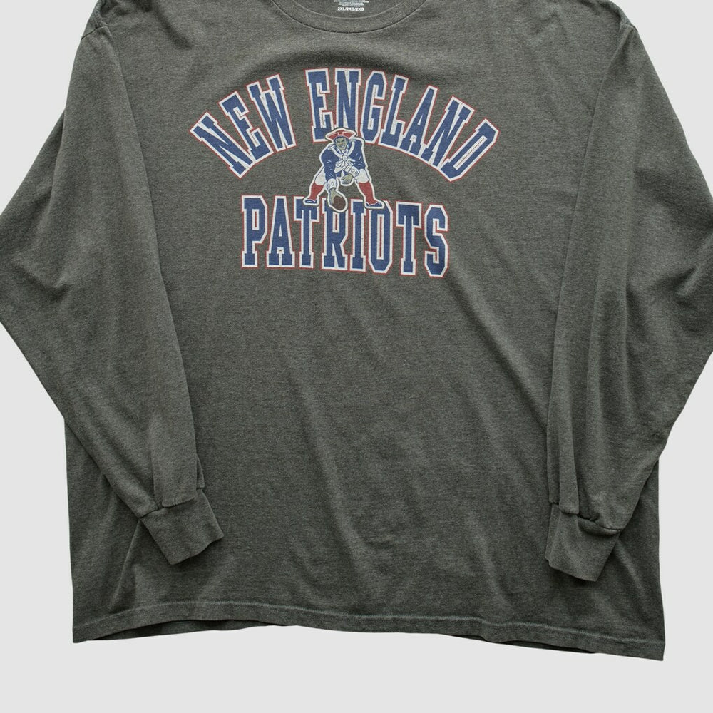 New England Patriots NFL 2010s Long Sleeve T-shirt Dark Heather Gray Vintage | Fanatics