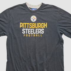 Pittsburgh Steelers Reebok 2000s T-shirt Charcoal Vintage | Fanatics