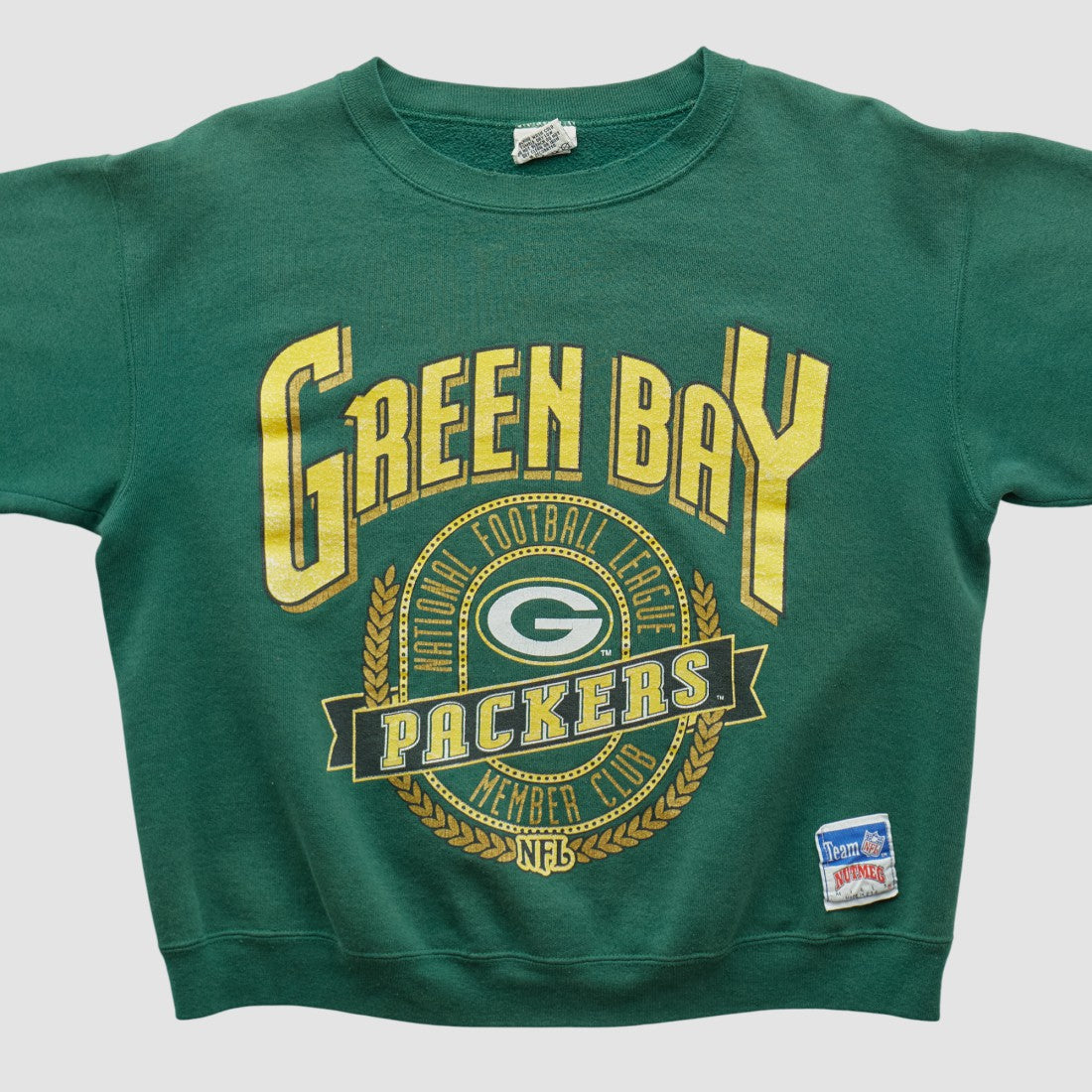 Green Bay Packers Nutmeg Mills 90s Sweatshirt Green Vintage | Fanatics