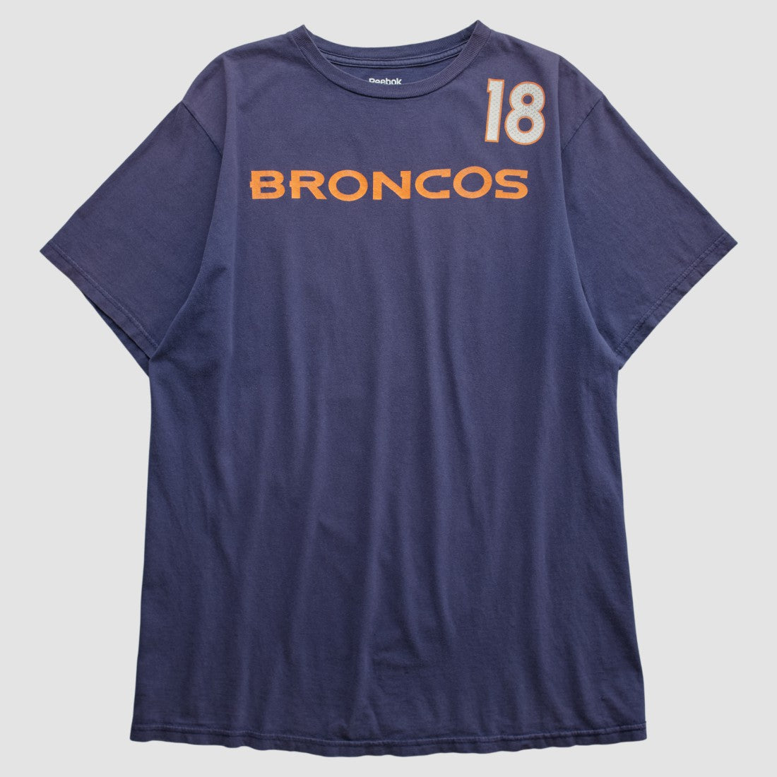 Denver Broncos Reebok 2010s T-shirt Navy Vintage | Fanatics