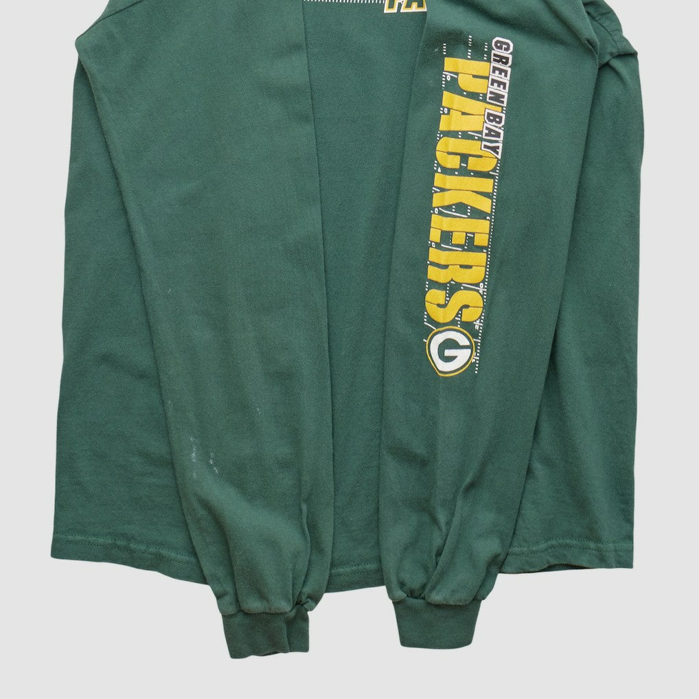 Green Bay Packers NFL 2000s Long Sleeve T-shirt Green Vintage | Fanatics