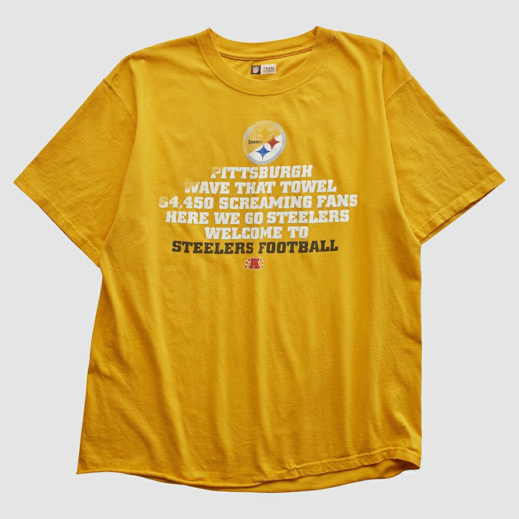 Pittsburgh Steelers NFL 2010s T-shirt Yellow Vintage | Fanatics