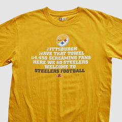 Pittsburgh Steelers NFL 2010s T-shirt Yellow Vintage | Fanatics