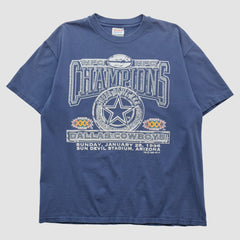 Dallas Cowboys Hanes 1996 T-shirt Navy Vintage | Fanatics