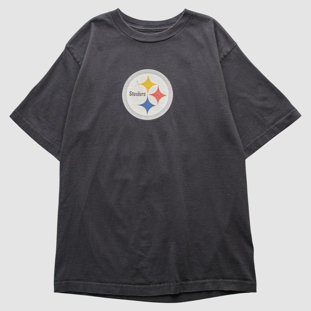 Pittsburgh Steelers Reebok 2000s T-shirt Charcoal Vintage | Fanatics