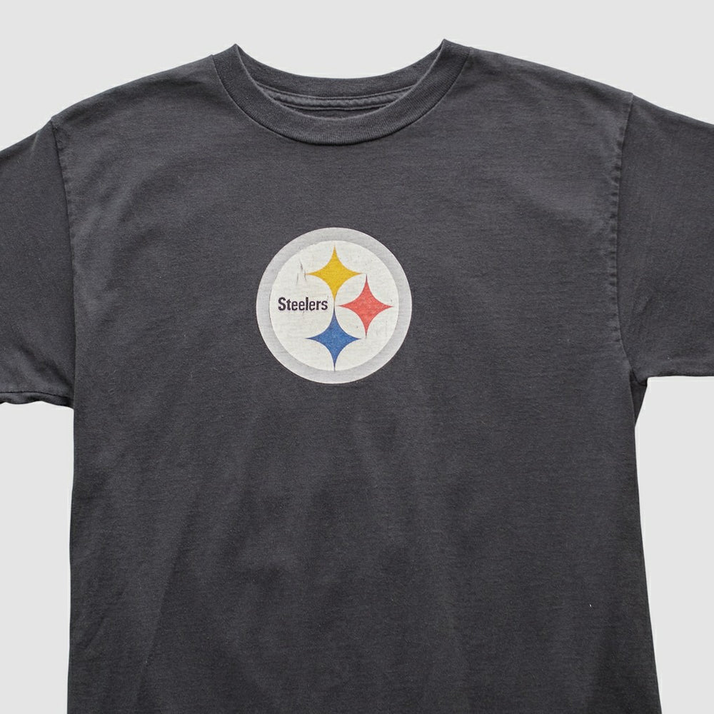 Pittsburgh Steelers Reebok 2000s T-shirt Charcoal Vintage | Fanatics