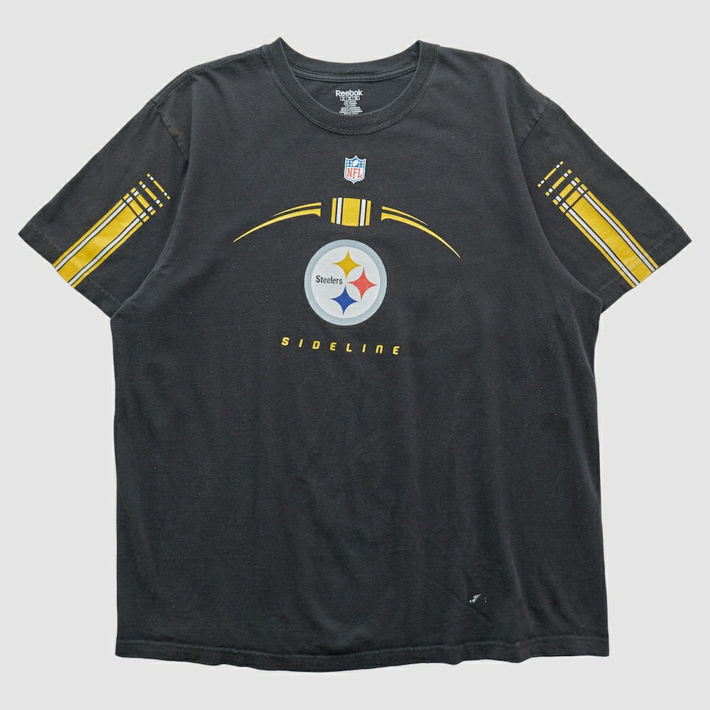 Pittsburgh Steelers Reebok 2000s T-shirt Black Vintage | Fanatics